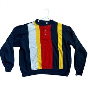 Coloured block sweat shirt